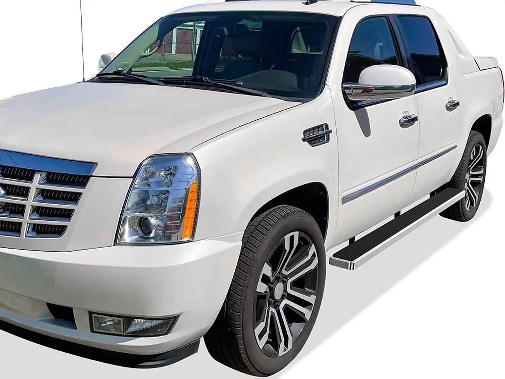 ESCALADE 専用 Running Board Side Step Bars 4in Aluminum Black Fit Cadillac